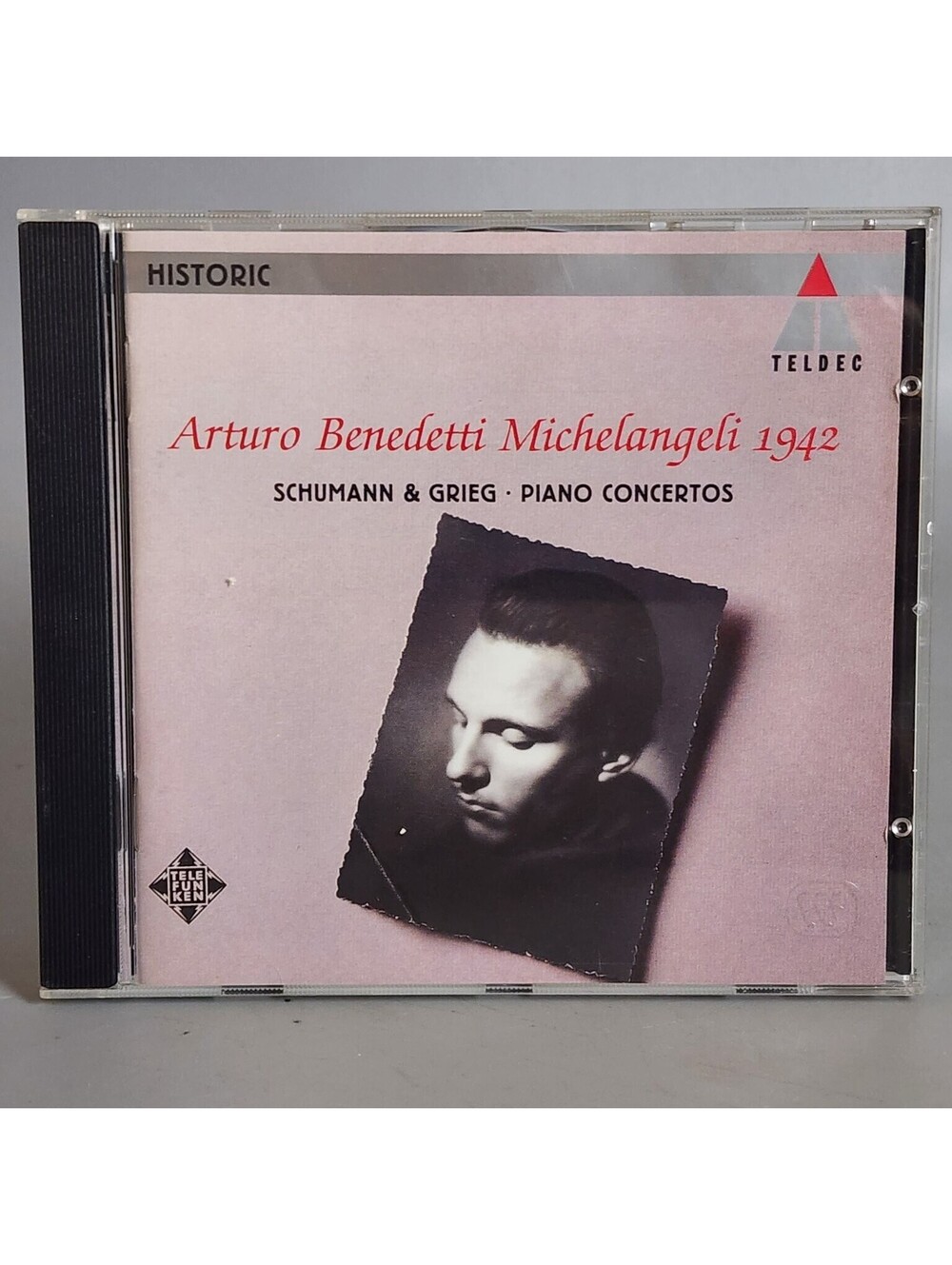 Arturo Benedetti Michelangeli 1942 Schumann Grieg Piano Concertos CD Teldec